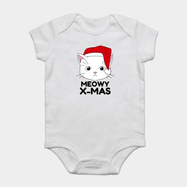 Christmas Cat Baby Bodysuit by MONMON-75